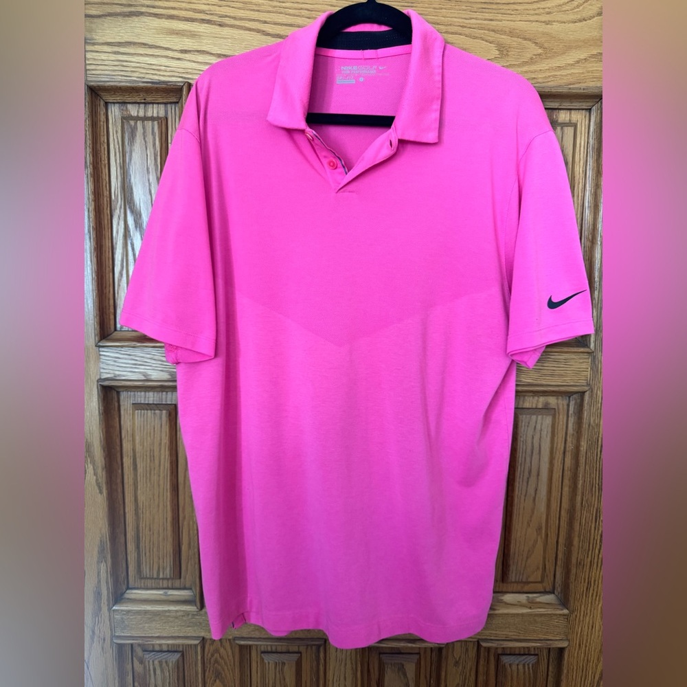 Nike Golf Men's Dual Pink Polo